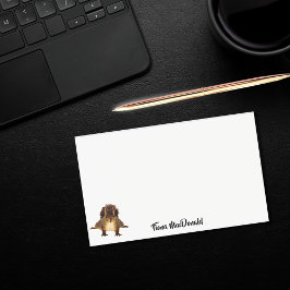 Eekhoorn schattig monogram post-it® notes