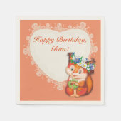 eekhoorn servetten (Voorkant)