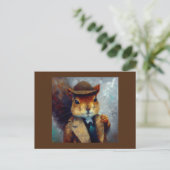 Eekhoorn Sherlock Holmes Briefkaart (Staand voorkant)