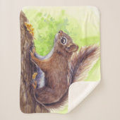 eekhoorn sherpa deken (Voorkant)