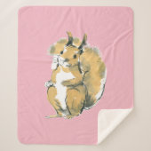 eekhoorn sherpa deken (Voorkant)