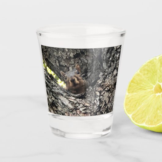 Eekhoorn Shot Glas (Voorkant)
