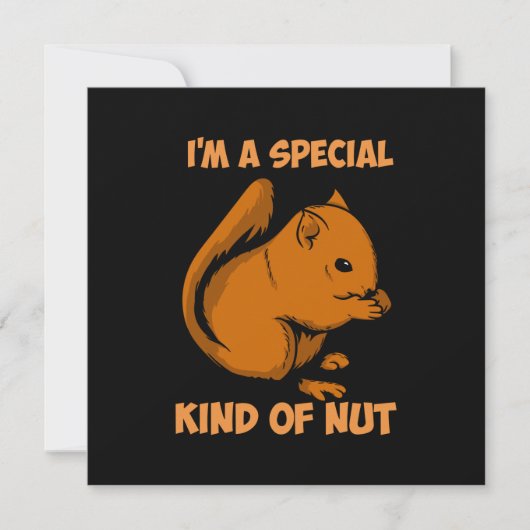 Eekhoorn - Speciaal soort noot  Kaart (Voorkant)