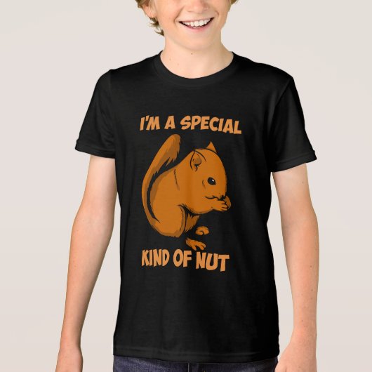 Eekhoorn - speciaal soort nut Tri-Blend shirt (Voorkant)