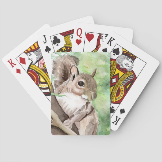 Eekhoorn speelkaarten Rummy Poker (Achterkant)