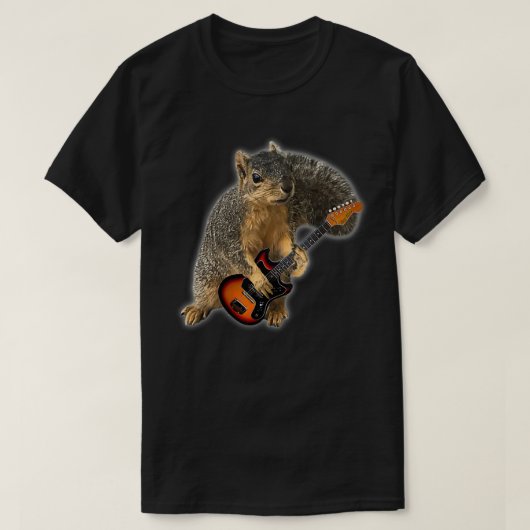 Eekhoorn Spelen Gitaar 1 T-shirt (Design voorkant)