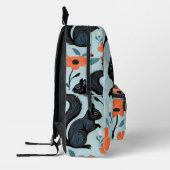Eekhoorn Spring Flowers Art Bedrukte Rugzak (Links)