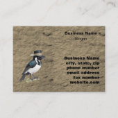 Eekhoorn staande op baars dragen pet visitekaartje (Voorkant)