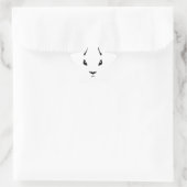 eekhoorn ster sticker (Tas)