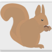 eekhoorn sticker (Voorkant)