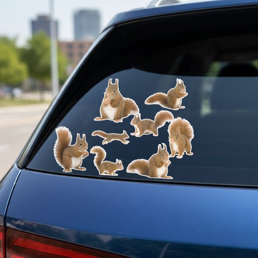 Eekhoorn Sticker Verzameling