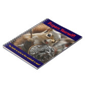 Eekhoorn Strijd Notitieboek (Linkerzijde)