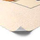 Eekhoorn SUP meisje? Eigen Tekst Poster (Hoek)