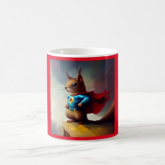 Eekhoorn Superhero Koffiemok (Center)