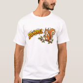 Eekhoorn T-shirt Grappig ADHD Afleiding Comic Art (Voorkant)