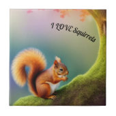 eekhoorn tegeltje (Voorkant)