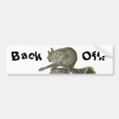 Eekhoorn Terug Bumpersticker (Voorkant)