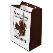 Eekhoorn test mijn intelligentie niet medium cadeauzakje (Achterkant Gekanteld)