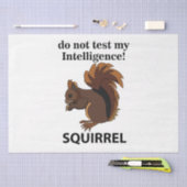 Eekhoorn test mijn intelligentie niet tissuepapier (Craft)