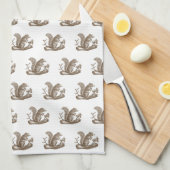 eekhoorn theedoek (Quarter Fold)