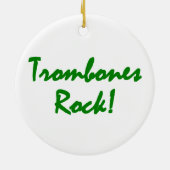 Eekhoorn Trombone afspelen Keramisch Ornament (Achterkant)