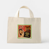 Eekhoorn uit de kosmos mini tote bag (Achterkant)