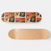 Eekhoorn uit de kosmos parodie persoonlijk skateboard (Horizontaal)