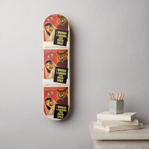 Eekhoorn uit de kosmos persoonlijk skateboard