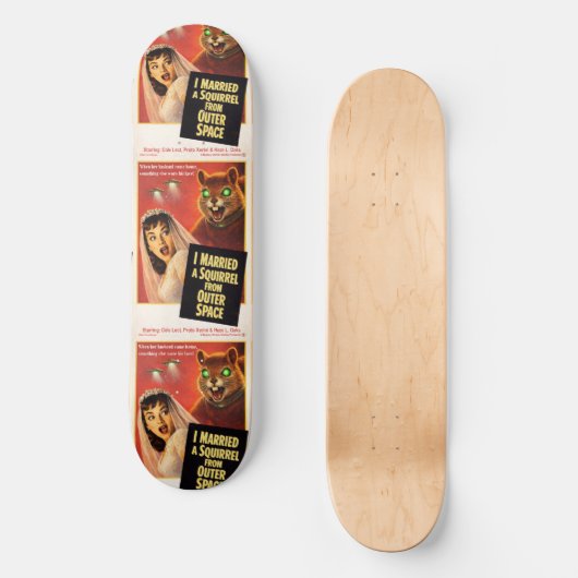 Eekhoorn uit de kosmos persoonlijk skateboard (Voorkant)