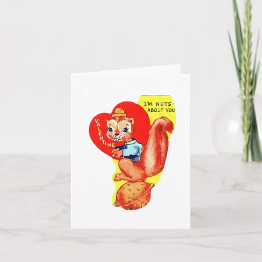  eekhoorn Valentijn Kaart (Voorkant)