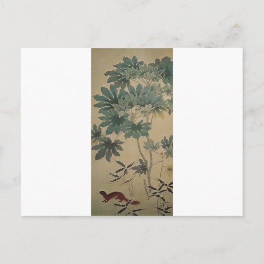 Eekhoorn van Hishida Shunso Briefkaart (Voorkant)
