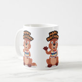 Eekhoorn verjaardag koffiemok (Voorkant links)