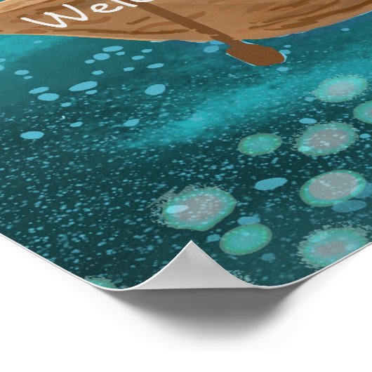 Eekhoorn Verjaardag Welkomstbord Poster (Hoek)