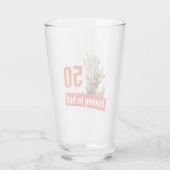 Eekhoorn verjaardagskaarsen glas (Achterkant)