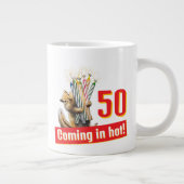 Eekhoorn verjaardagskaarsen grote koffiekop (Rechts)