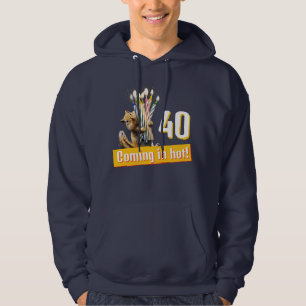 Eekhoorn verjaardagskaarsen hoodie