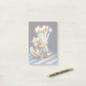 Eekhoorn verjaardagskaarsen post-it® notes (Op bureau)