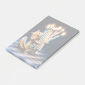 Eekhoorn verjaardagskaarsen post-it® notes (Schuin)