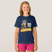Eekhoorn verjaardagskaarsen t-shirt (Voorkant volledig)