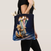 Eekhoorn verjaardagskaarsen tote bag (Dichtbij)