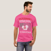 Eekhoorn verwijderaar technicus Varmint Squirrel H T-shirt (Voorkant volledig)