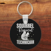 Eekhoorn verwijderen Technicus Eekhoorn jagen Sleutelhanger (Voorkant)