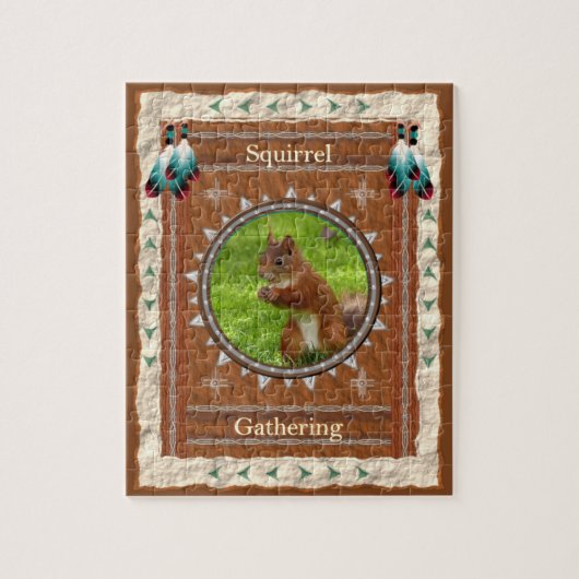 Eekhoorn -    VerzamelenPuzzle met Gift Box Legpuzzel (Verticaal)