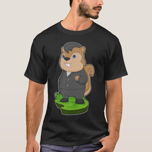 Eekhoorn Verzorgings Pak Bruiloft T-shirt (Voorkant)