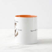 Eekhoorn vierkant van Valentijnse douane-eenheid Mok (Midden)