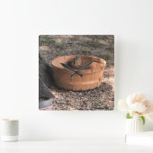 eekhoorn vierkante klok (Huis)