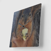 eekhoorn vierkante klok (Hoek)