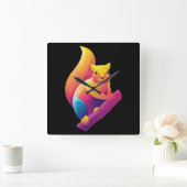 eekhoorn vierkante klok (Huis)