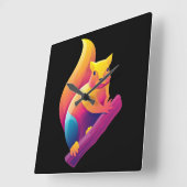 eekhoorn vierkante klok (Hoek)