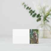 eekhoorn visitekaartje (Staand voorkant)